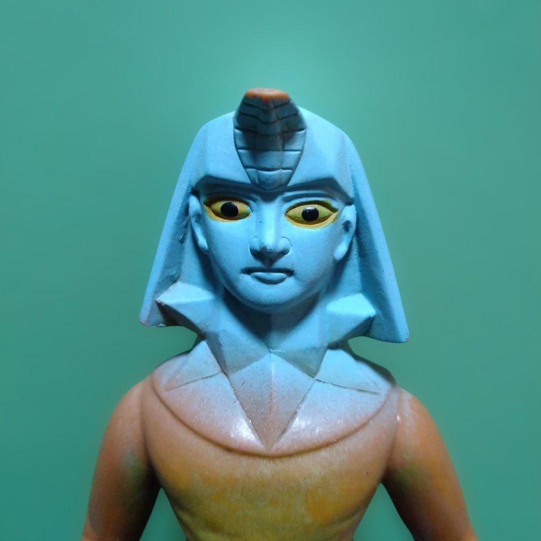 【当時物 】ブルマァク 鉄人タイガーセブン ギル大使　ソフビ