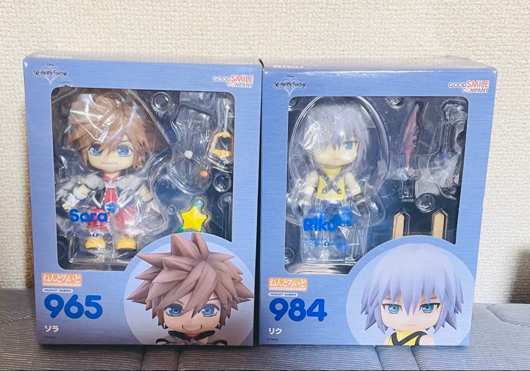 ねんどろいど キングダムハーツ ソラ リク ロクサスセット 新品未開封あり