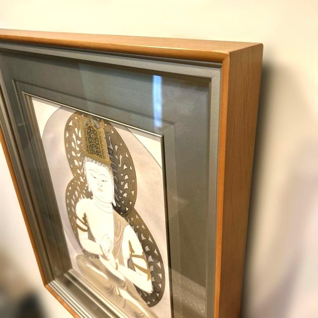 正規品）小倉遊亀『夏草』木版画絵画アダチ版画（検索）平山郁夫千住博東山魁夷