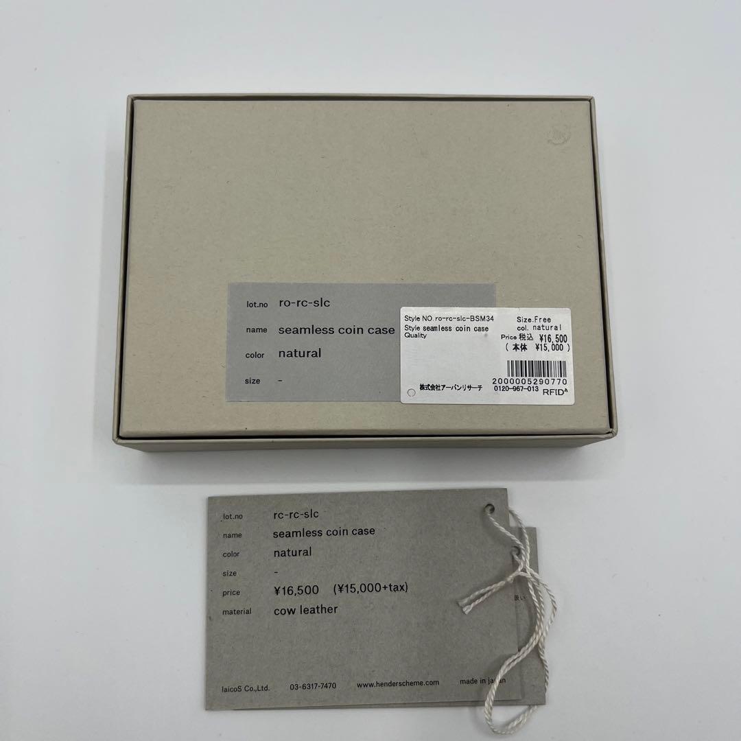 【極美品】hender scheme seamlees coin case