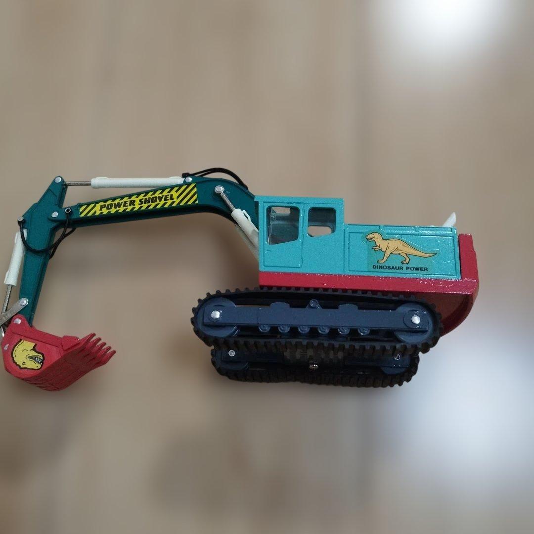 ダイキャストミニカー 酒井タイヤローラ、油圧式ショベル　2台