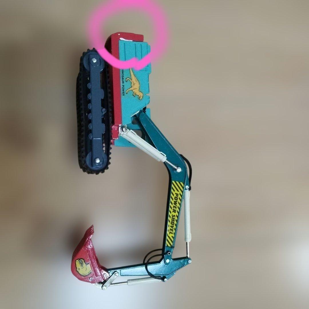 ダイキャストミニカー 酒井タイヤローラ、油圧式ショベル　2台