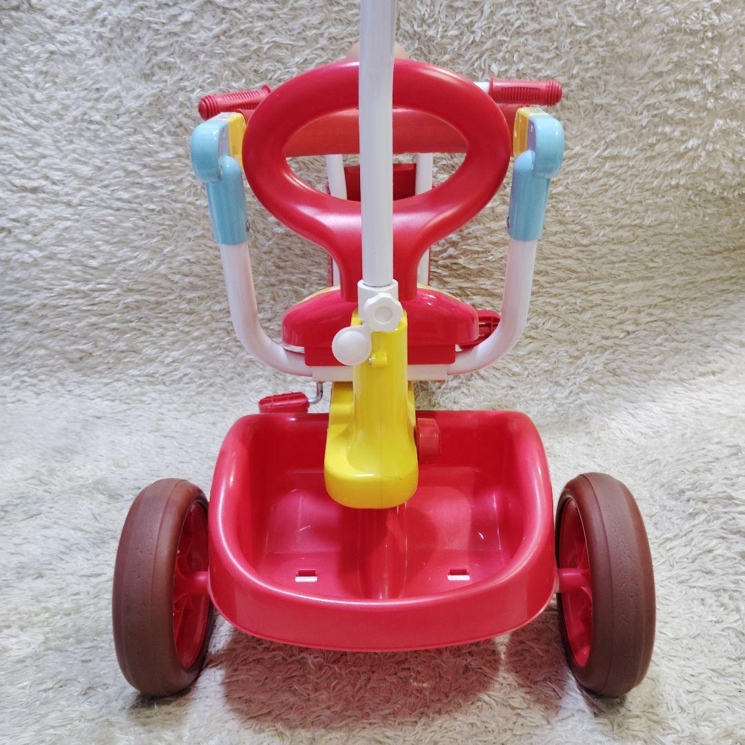 【良品】アンパンマン 三輪車 舵とり棒 ガード 折りたたみ ANPANMAN