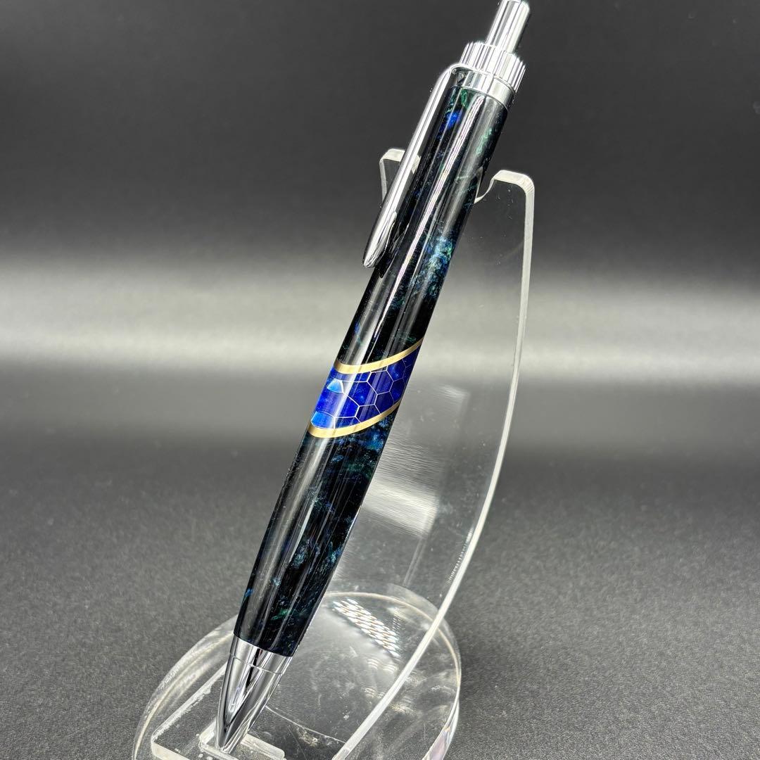 【ハニカム斜め挟み】ハンドメイドボールペン