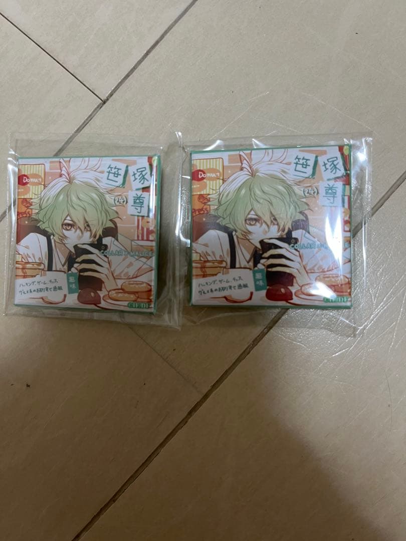 カラマリ　スクエアバッジ　笹塚尊　2個