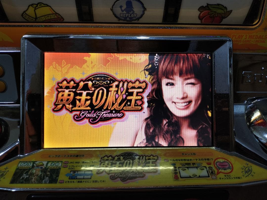 【パチスロ実機】ミズホ★安西ひろこの黄金の秘宝X【不要機付き】４号機・レア
