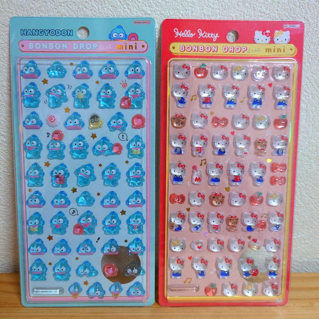 ボンボンドロップシールミニ サンリオ 全8種類セット