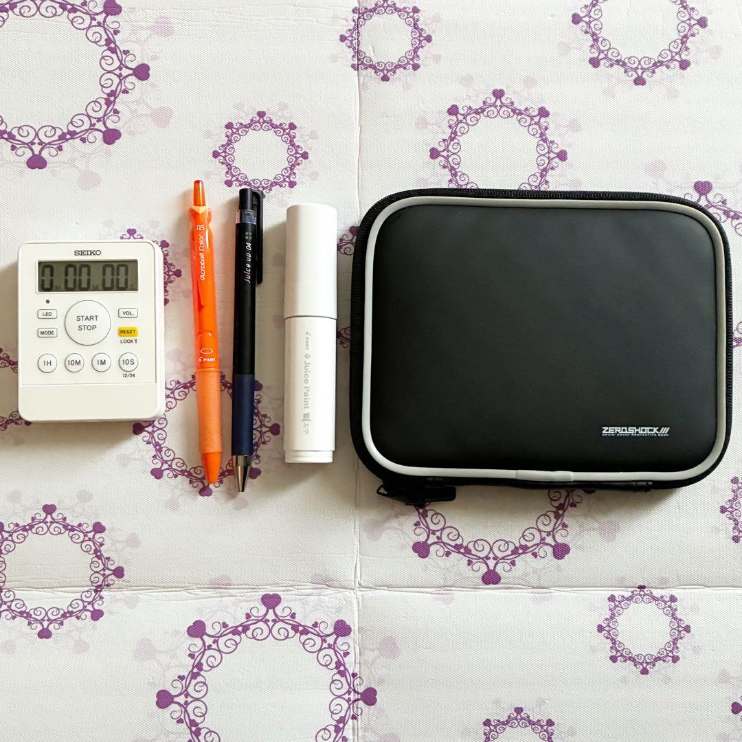 12点セット 木製書類整理トレー タイマー 文房具　バインダー