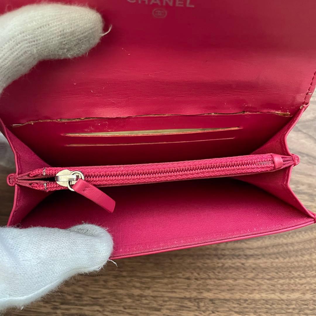 シャネル　財布　マトラッセ　ココマーク