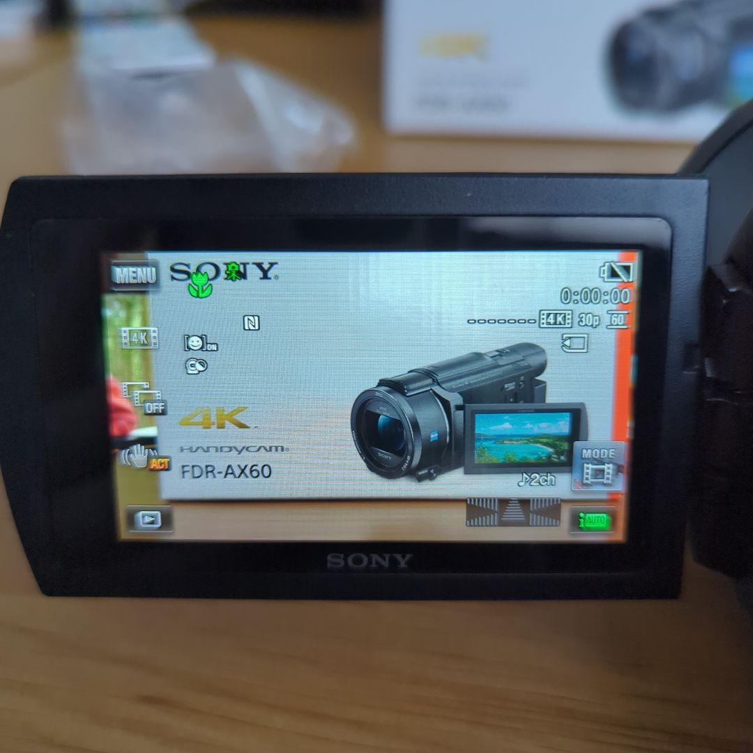 SONY FDR-AX60 4Kビデオカメラ 本体 アクセサリーセット