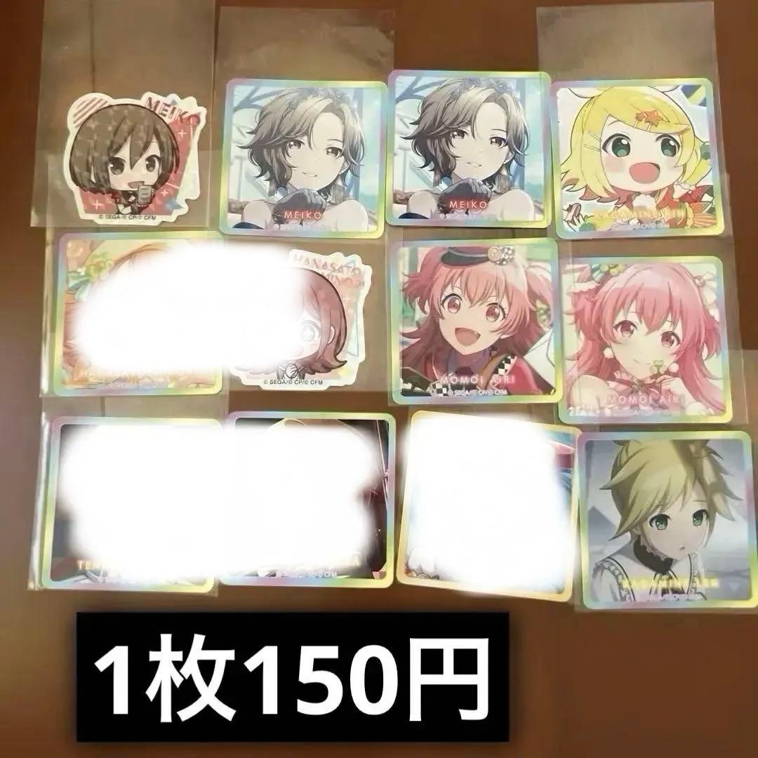 プロセカ バラ売り 缶バッジ エピカ ラッキーくじ 特典 ステッカー ウエハース