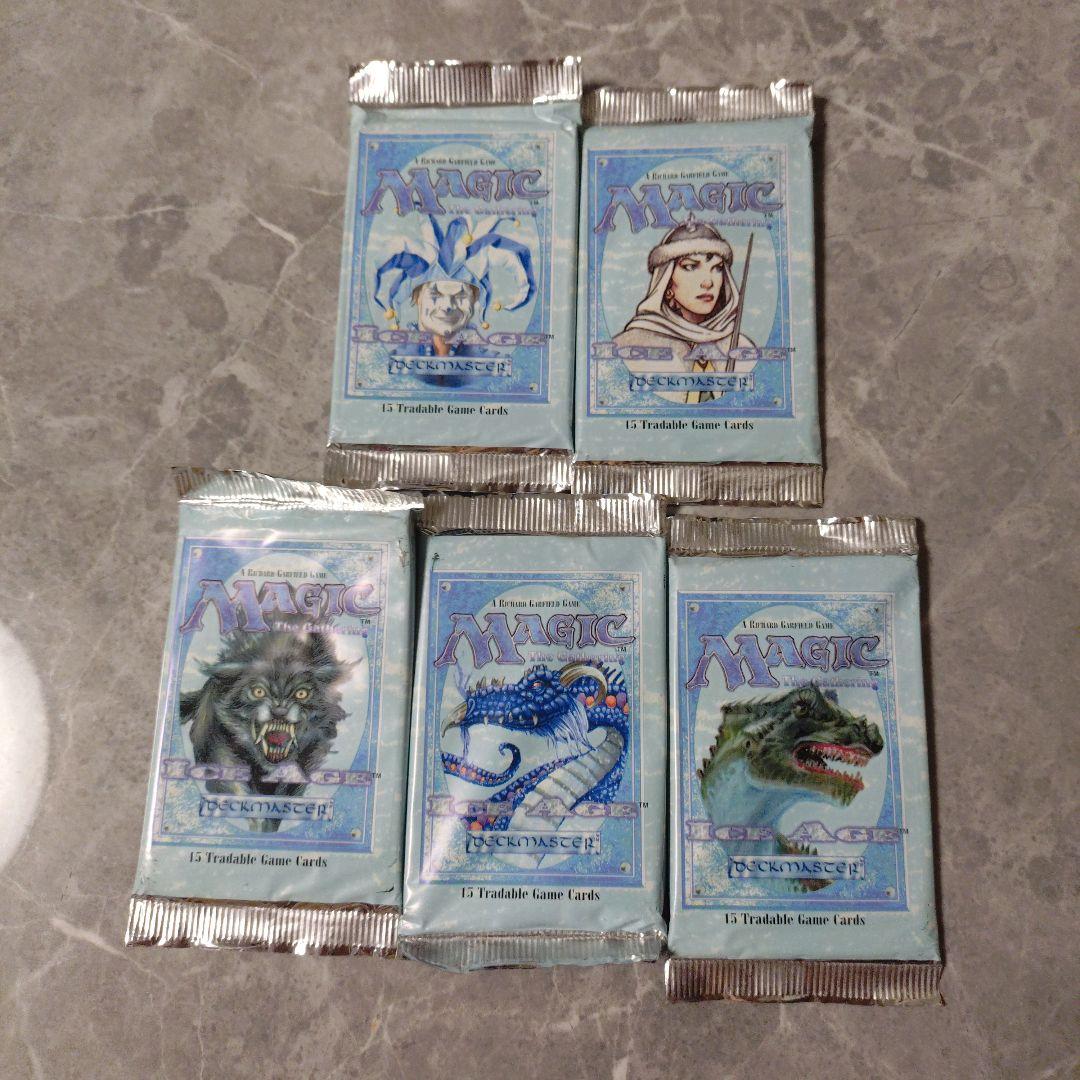 アイスエイジ　ICEAGE　MTG 未開封　ブースターパック５個セット①
