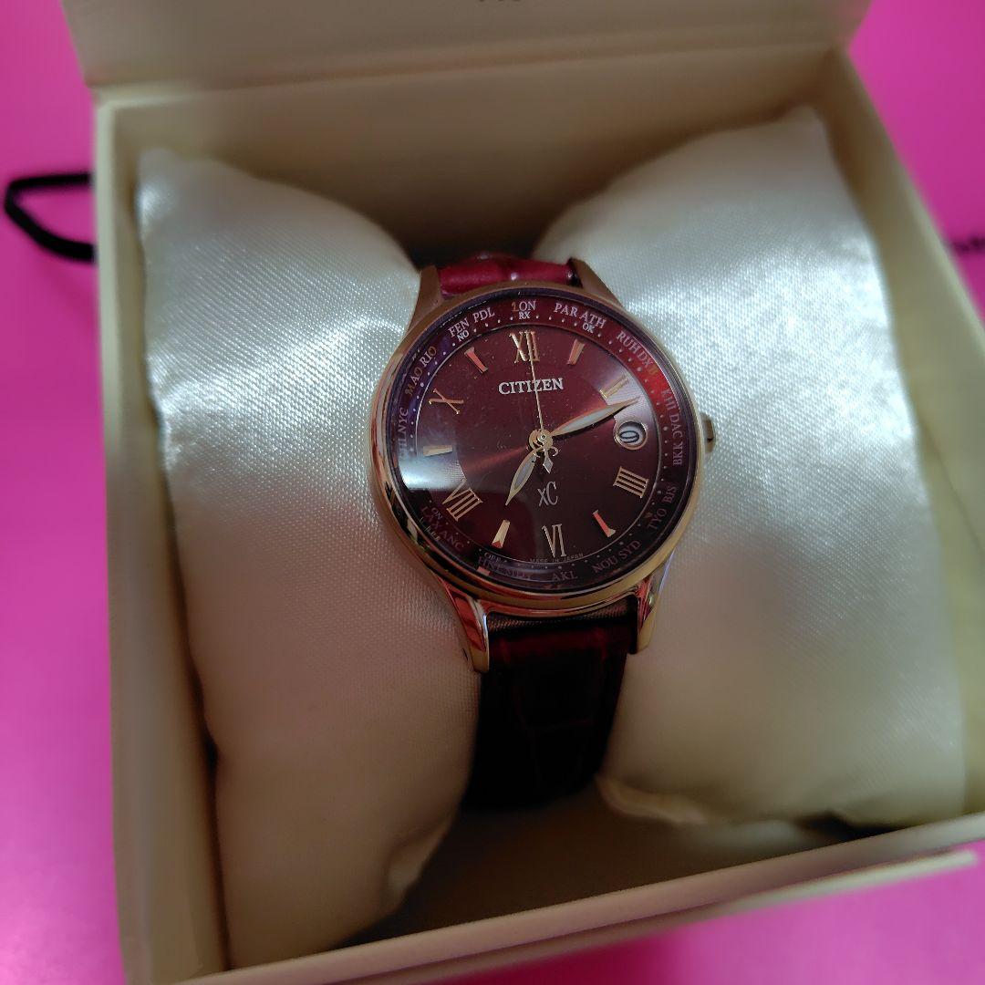 シチズン クロスシー EC1164-02W レディース クロコ　腕時計