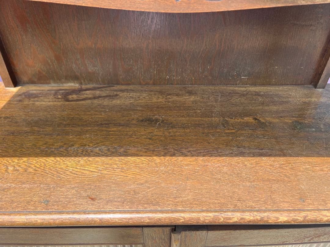 木製ガラス扉キャビネットアンティーク