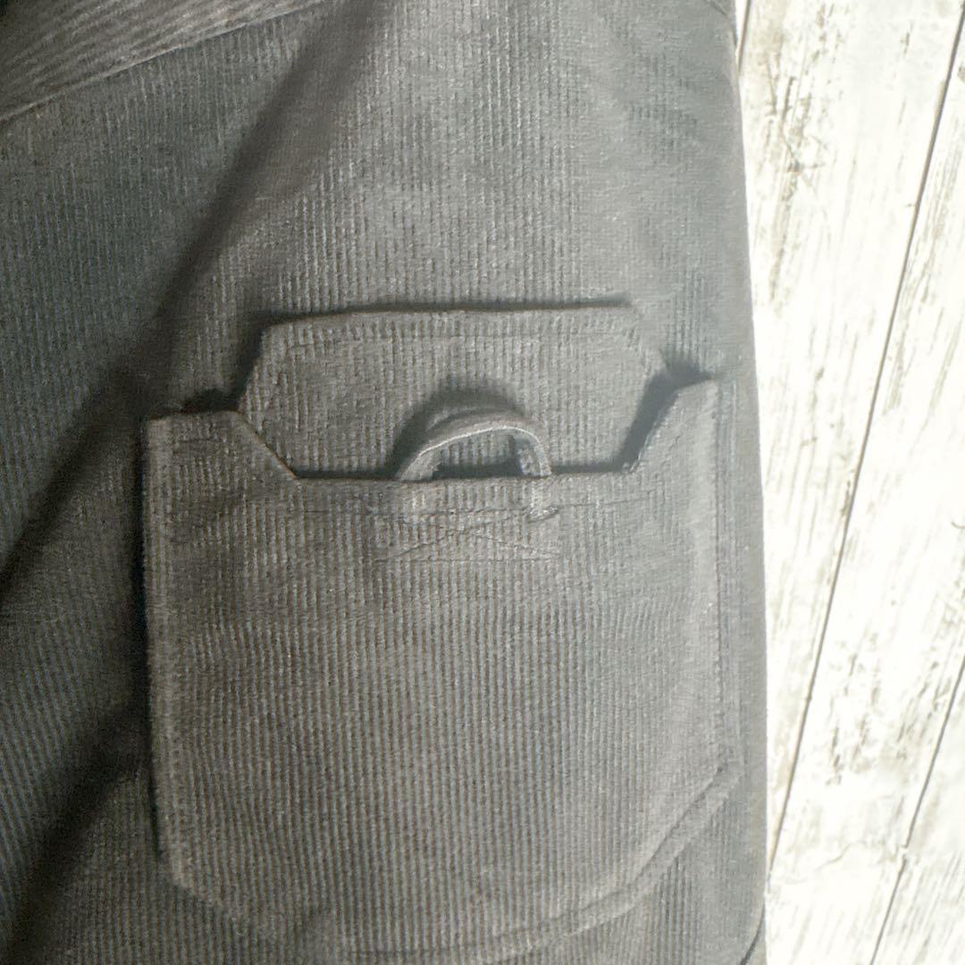 ノースフェイス コーデュロイ ジャケット L 刺繍ロゴ ドローコード付□