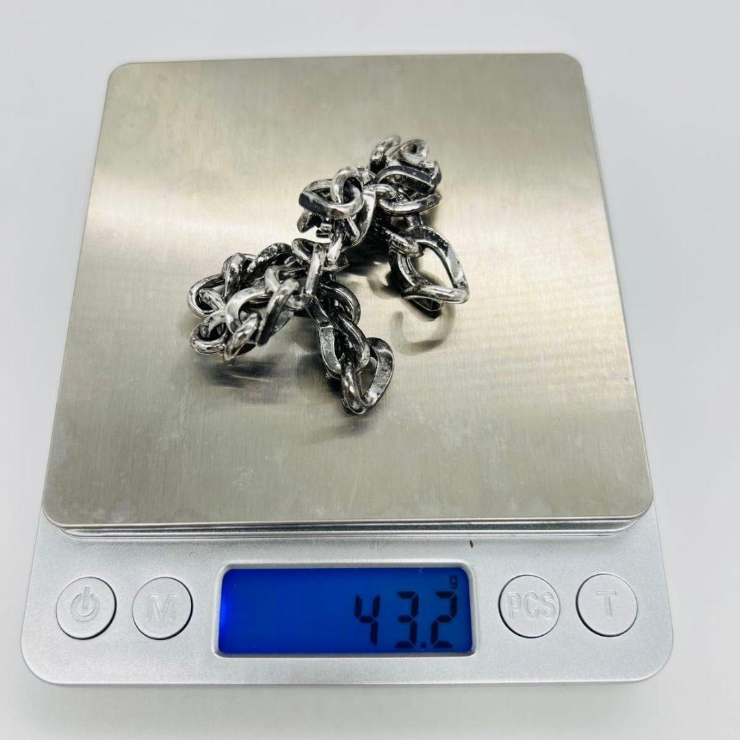 ティファニー　フォージ ミディアムリンク ブレスレット　シルバー 　いぶし仕上げ