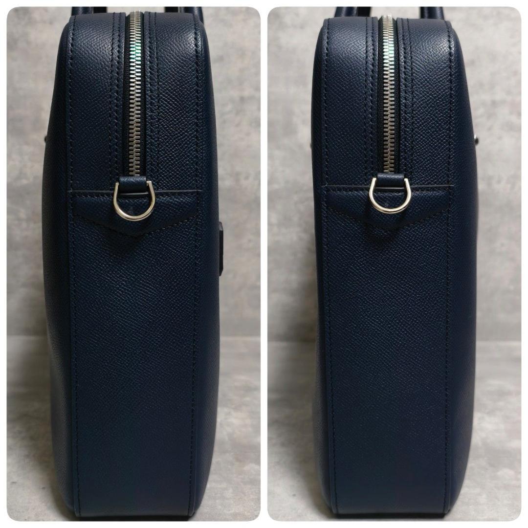 【極美品】dunhill ダンヒル カドガン ブリーフケース ネイビー