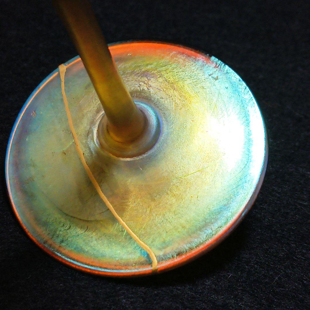 Y1081-10 ルイス・カムフォート・ティファニー作 ファブリルガラス グラス