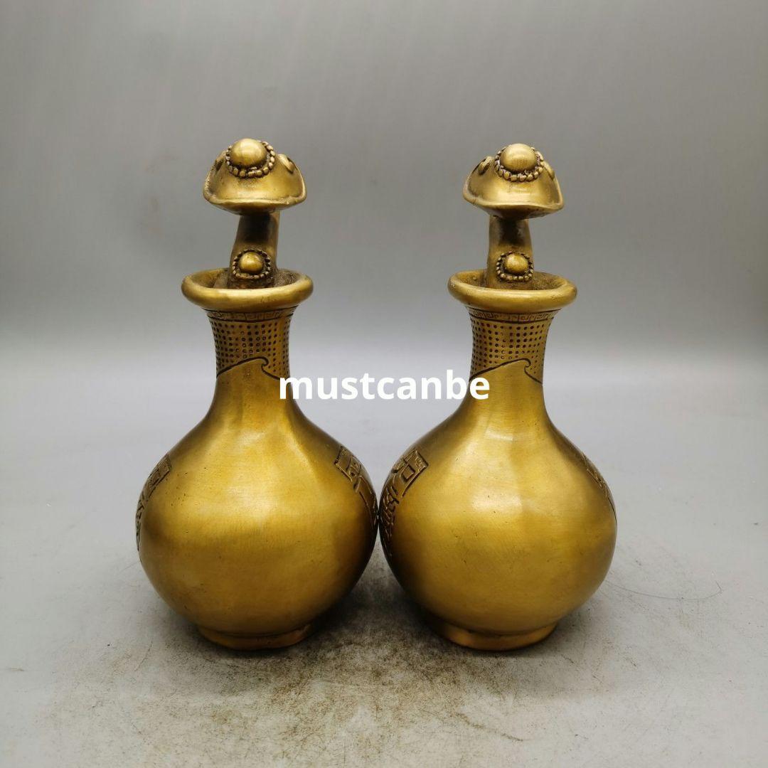 銅器 開蓋福禄 客間 事務室 風水 置物 装飾品 工芸品