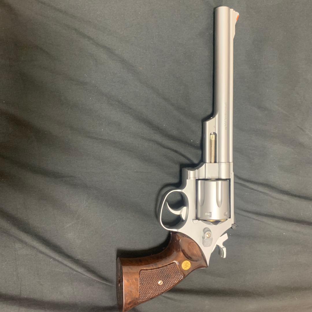 シルバーリボルバー(マグナム) 木製 ガスガン