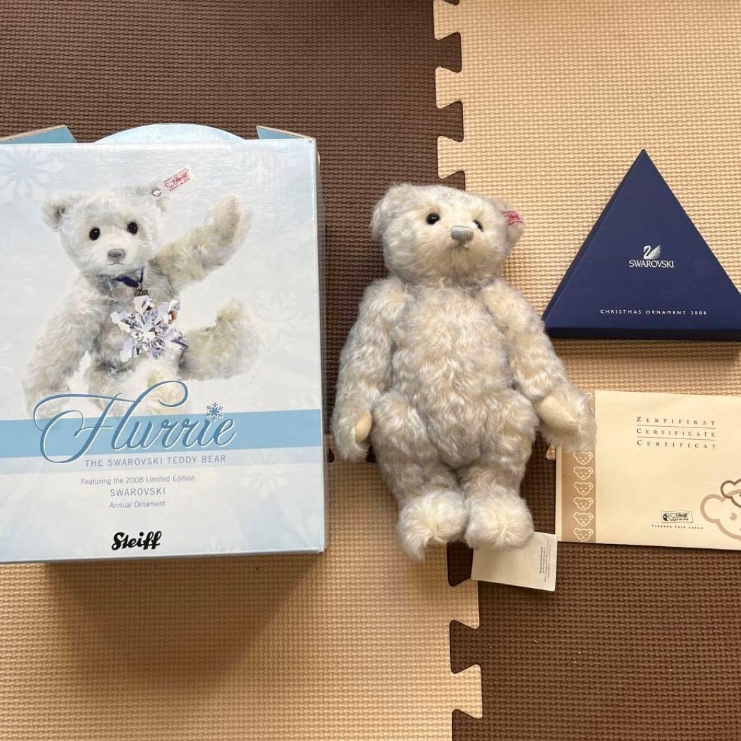 シュタイフ ＆スワロフスキー　テディベア