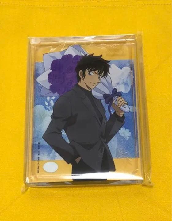 コナン　トムス 花束　アクリルブロック　松田陣平