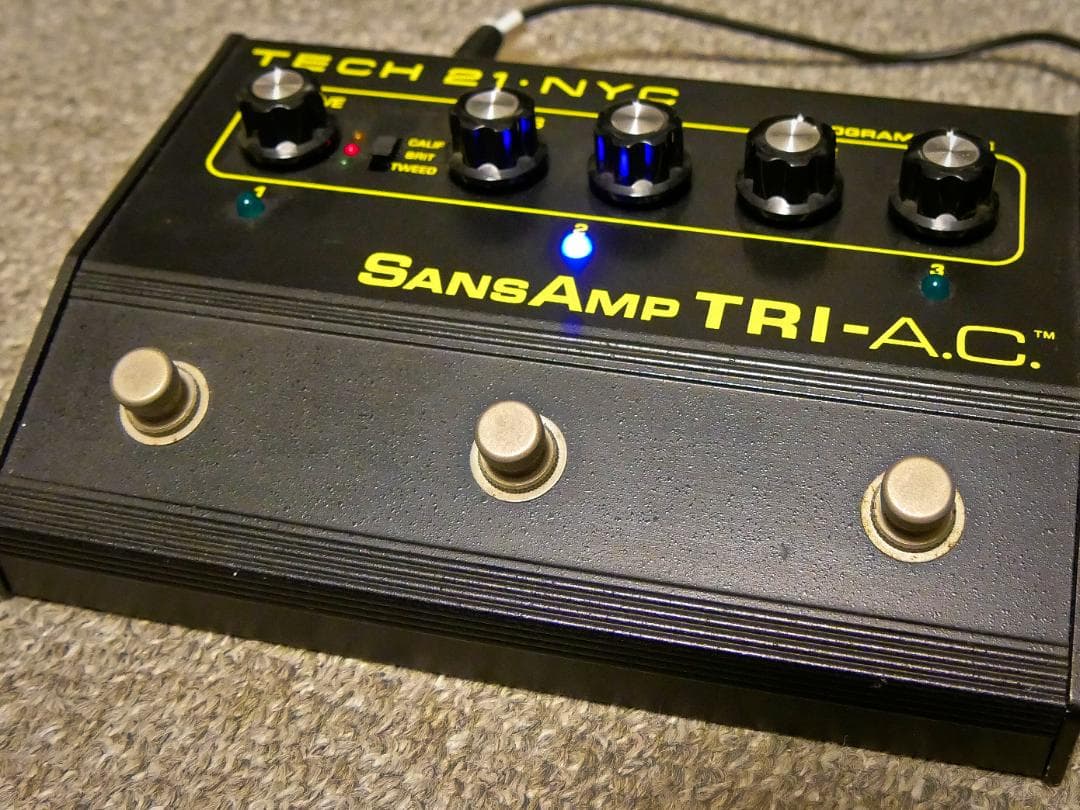 【箱/説明書付】TECH 21 NYC SansAmp TRI-A.C.