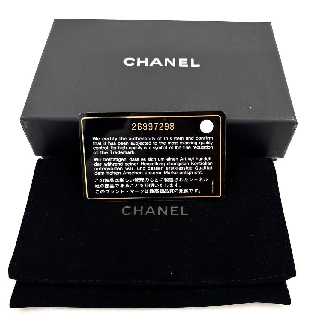 ☆箱付☆高級美品☆シャネル ラウンドファスナー ケース 財布 ココマーク