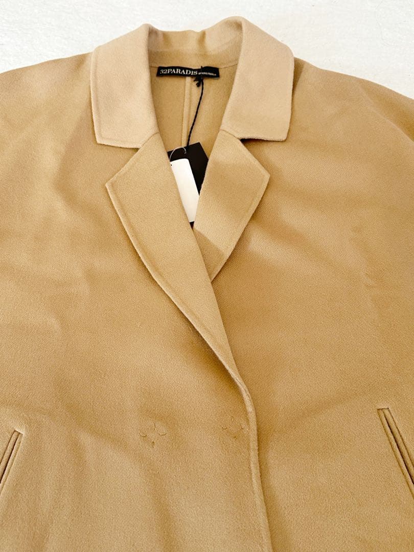 新品 32PARADIS コート　キャメル