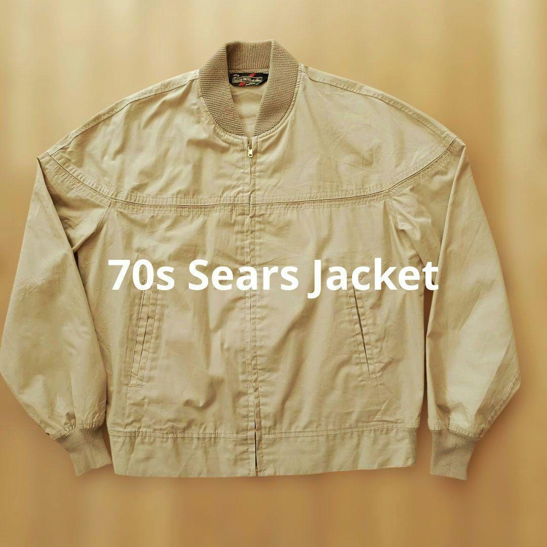 名作70sSearsダービージャケットTALON ZIPミッションディストリクト