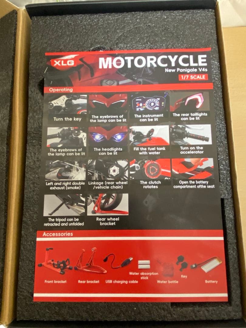 DUCATI パニガーレv4 スーパーレッジェーラ 1/7スケール　ドゥカティ