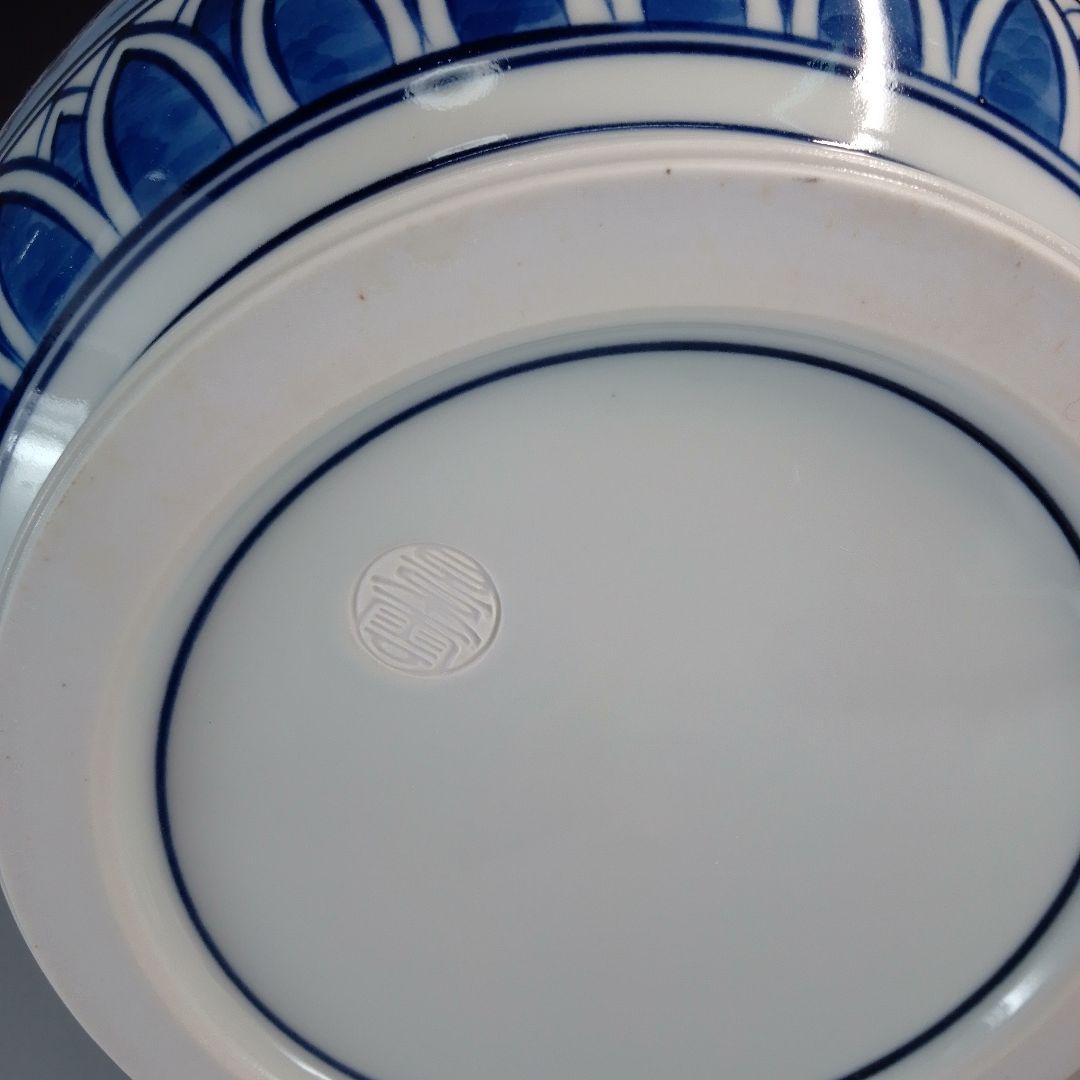 芋頭　祥瑞　染付　水指