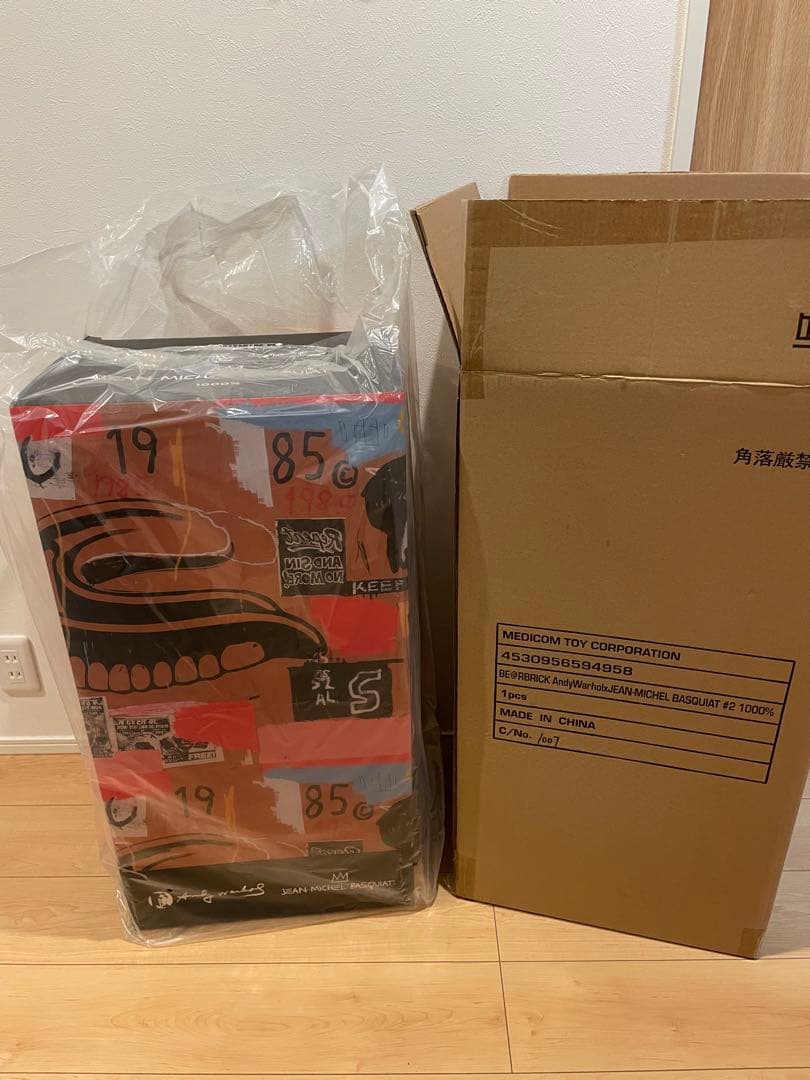 BE@RBRICK Andy Warhol ×JEAN-MICHEL 1000%