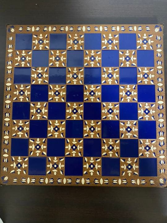 メタル　チェスボード　駒