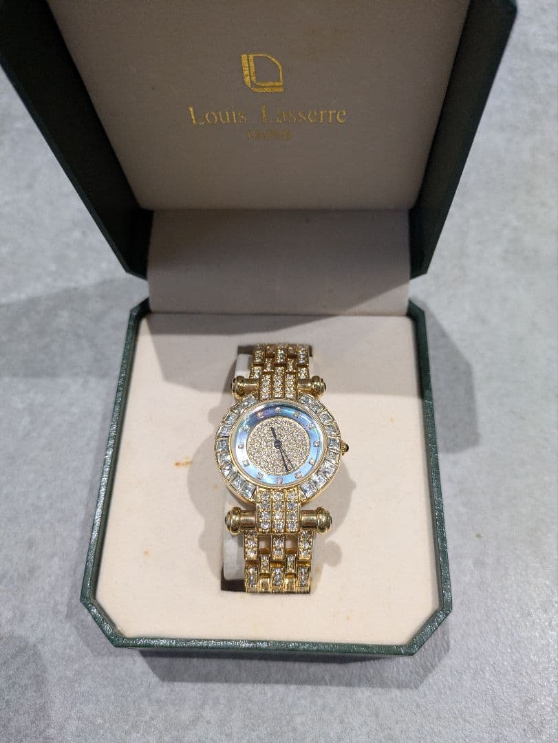 新品 ルイスラセール Louis Lasserre 腕時計 アナログ ゴールド