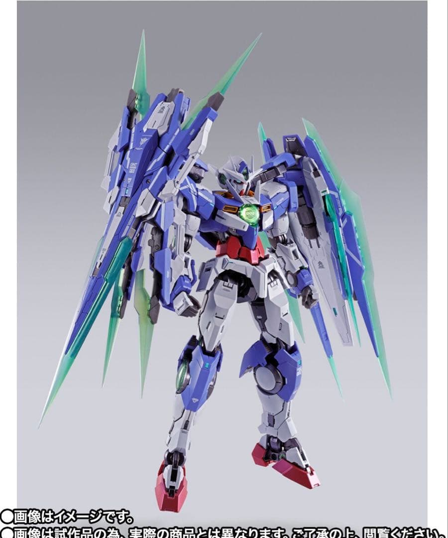 新品未開封L BUILDダブルオークアンタ　フルセイバー