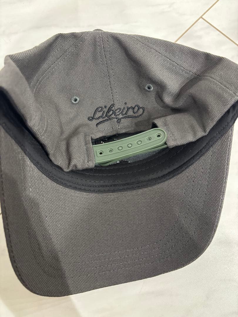 【新品未使用】リベイロlibeiroロゴキャップ チャコール グレー