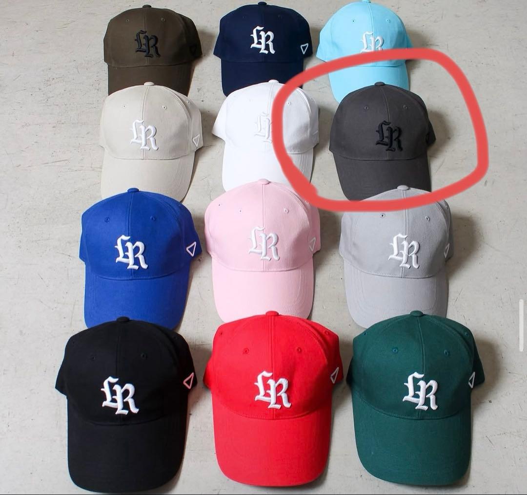 【新品未使用】リベイロlibeiroロゴキャップ チャコール グレー