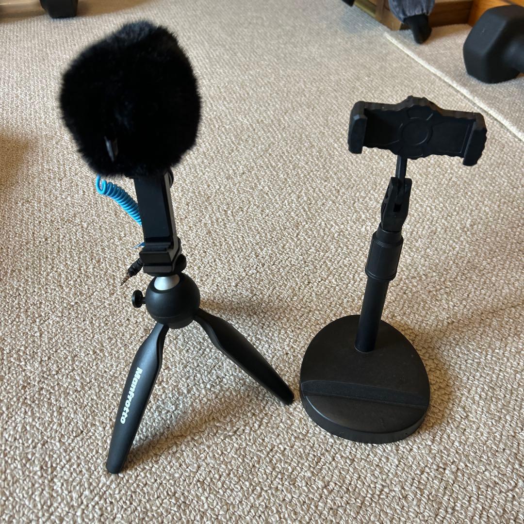 ゼンハイザーMKE200マイク　専用モバイルキット&スマホスタンド　セット　美品