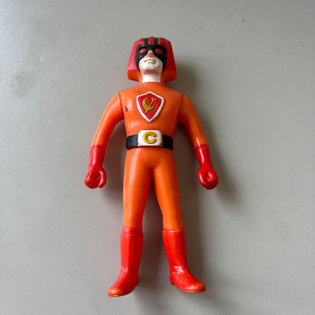 バトルフィーバーJ バトルコサック ミスアメリカ　ソフビ ポピー製