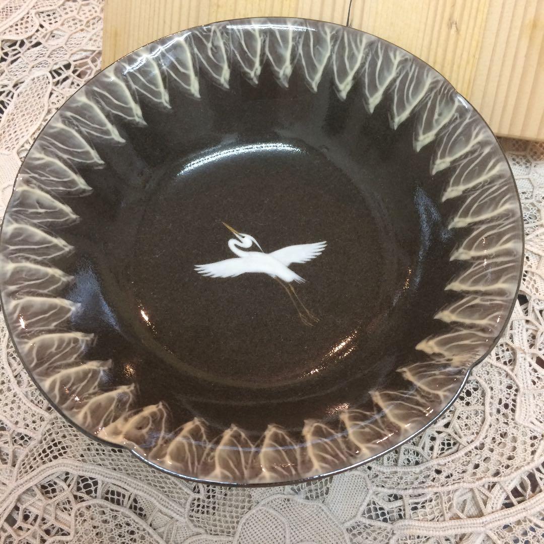 現川焼 13代 横石臥牛 作 菓子鉢 飾り鉢　臥牛窯