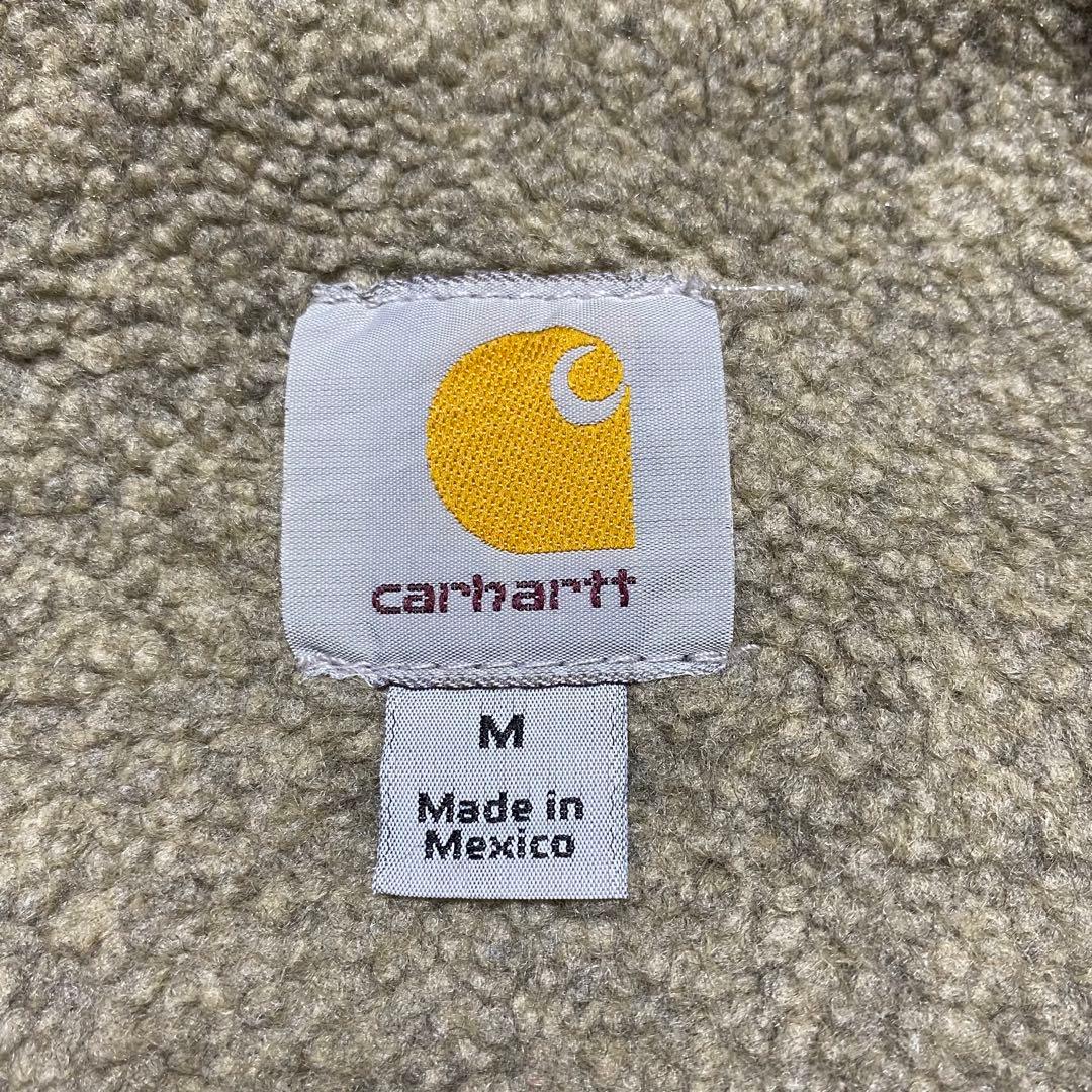Carhartt ダックベスト 裏ボア メキシコ製 M ブラウン