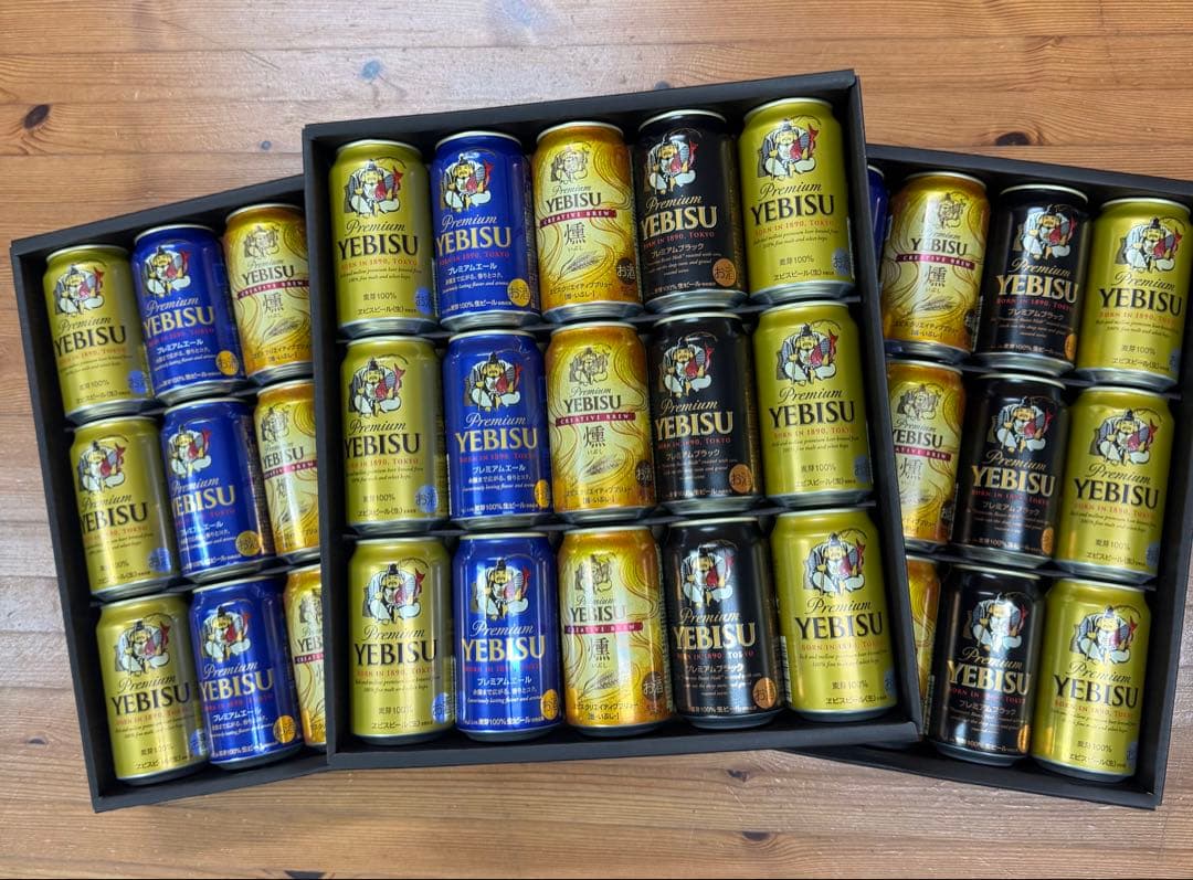 ひなテツヱビス4種の味わいセットYBF4D×3箱