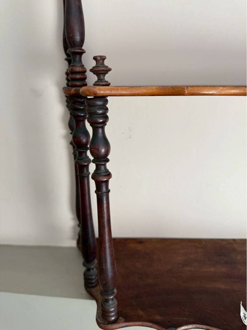 どん【き40】30 フランスアンティーク　ナポレオンシェルフ　棚　蚤の市