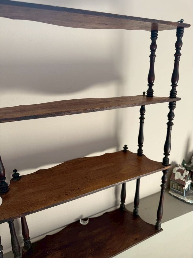 どん【き40】30 フランスアンティーク　ナポレオンシェルフ　棚　蚤の市