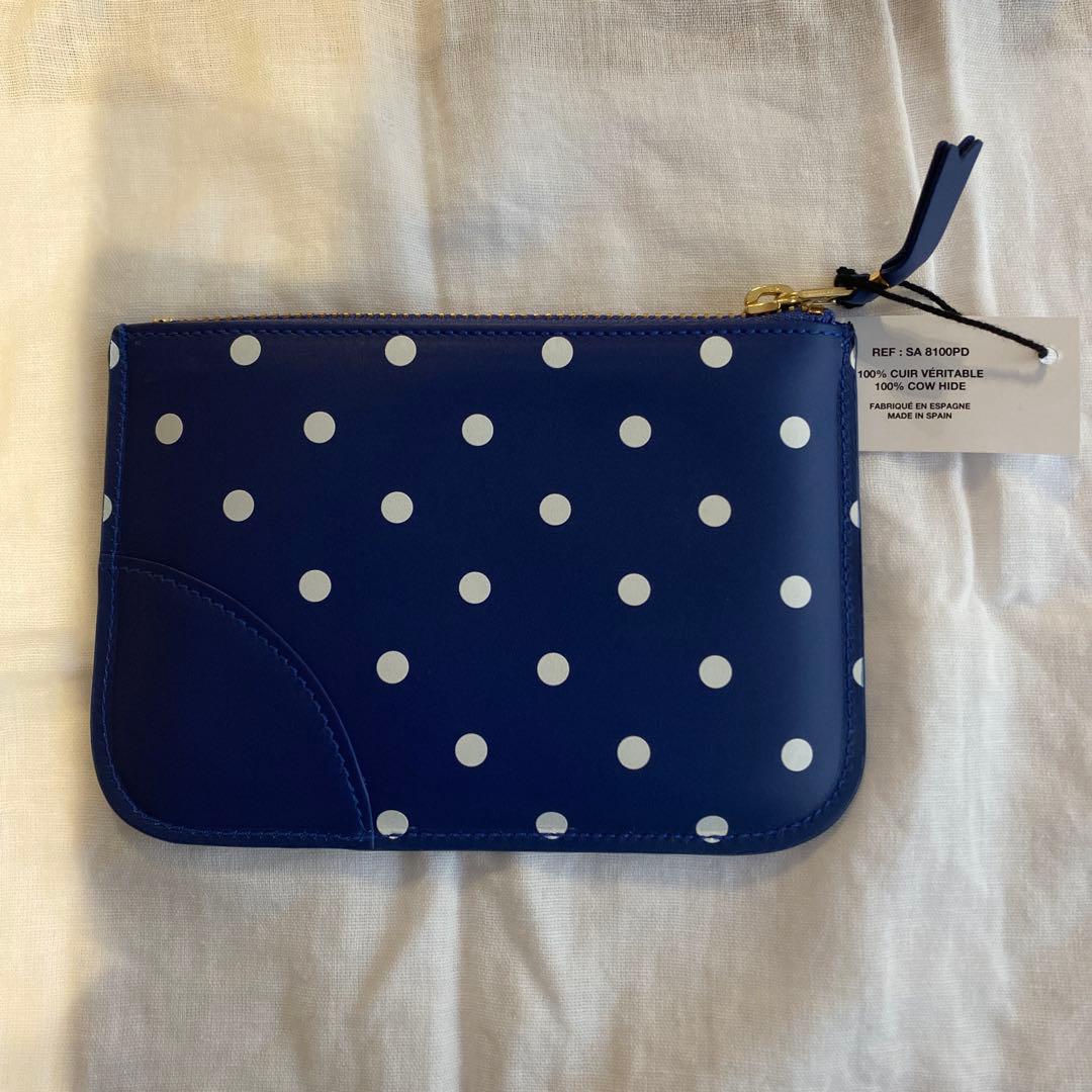 コムデギャルソン WALLET polka dots printed 未使用