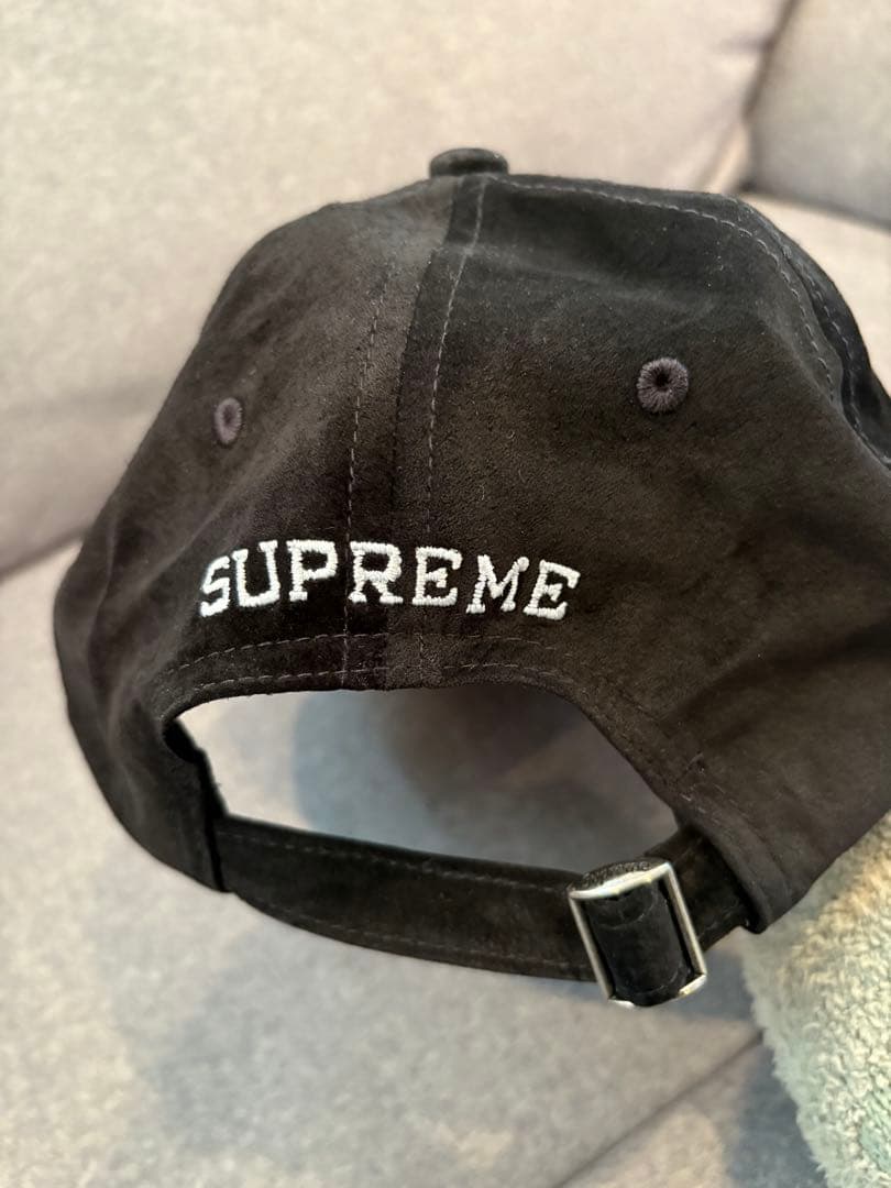 SUPREME ブラックキャップ　タグ付き新品未使用品