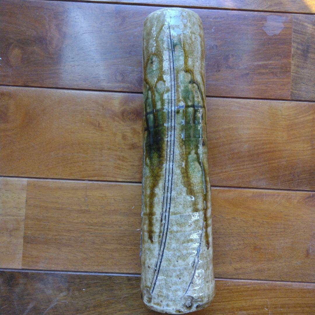 陶芸作品 緑釉の壺