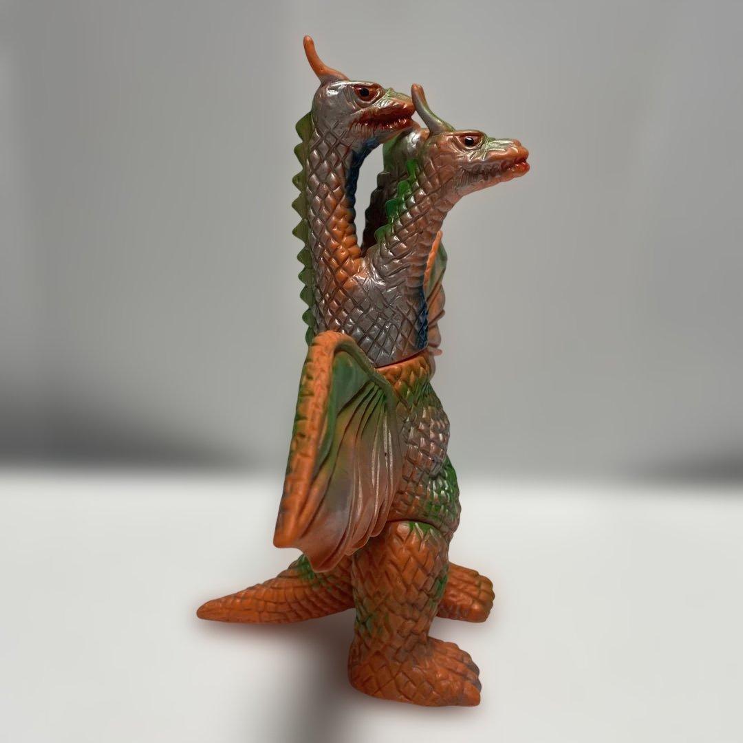 【希少品】当時物 ブルマァク キングギドラ スタンダードサイズ ソフビ