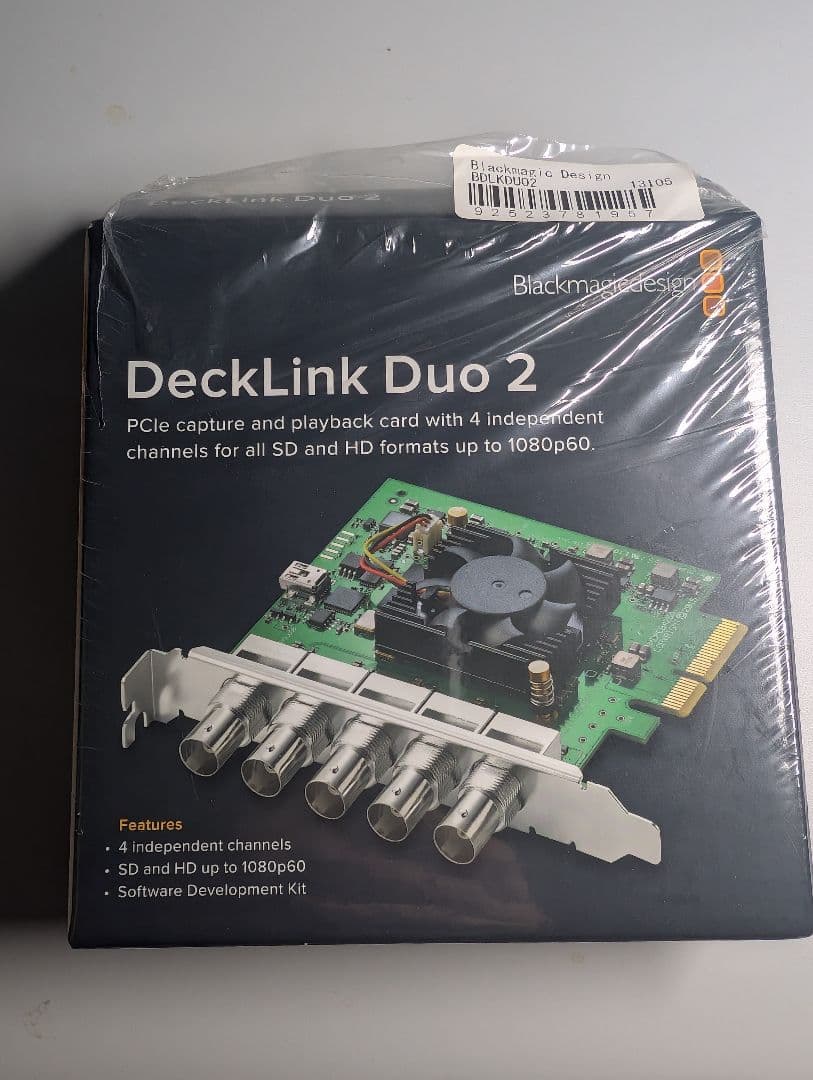 び*D様 Blackmagic DeckLink Duo 2 PCIeキャプチャ